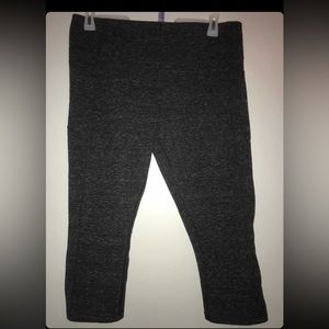 Marble Grey Capri Leggings